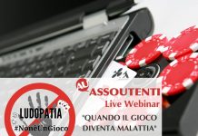 locandina webinar Ludopatia