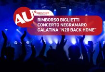 RIMBORSO BIGLIETTI CONCERTO NEGRAMARO