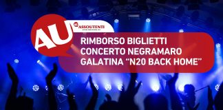 RIMBORSO BIGLIETTI CONCERTO NEGRAMARO