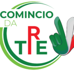 LOGO RICOMINCIO DA TRE CON BORDO NERO