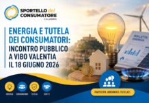 Energia e tutela dei consumatori: incontro pubblico a Vibo Valentia il 18 giugno 2026