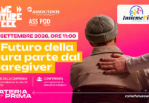 Il futuro della cura parte dal caregiver – evento InsiemePiu con il patrocinio di Assoutenti alla Rome Future Week