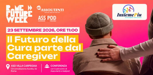 Il futuro della cura parte dal caregiver – evento InsiemePiu con il patrocinio di Assoutenti alla Rome Future Week
