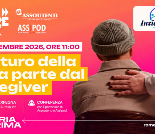 Il futuro della cura parte dal caregiver – evento InsiemePiu con il patrocinio di Assoutenti alla Rome Future Week